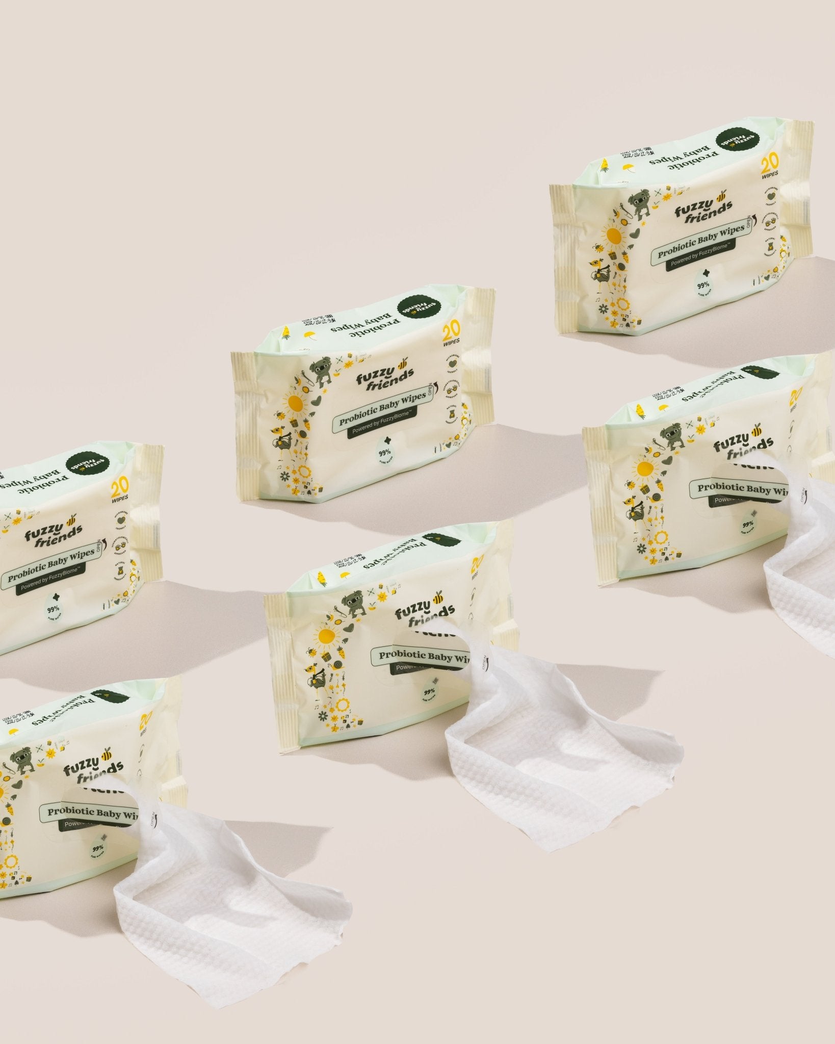 Probiotic Baby Wipes Travel Pack