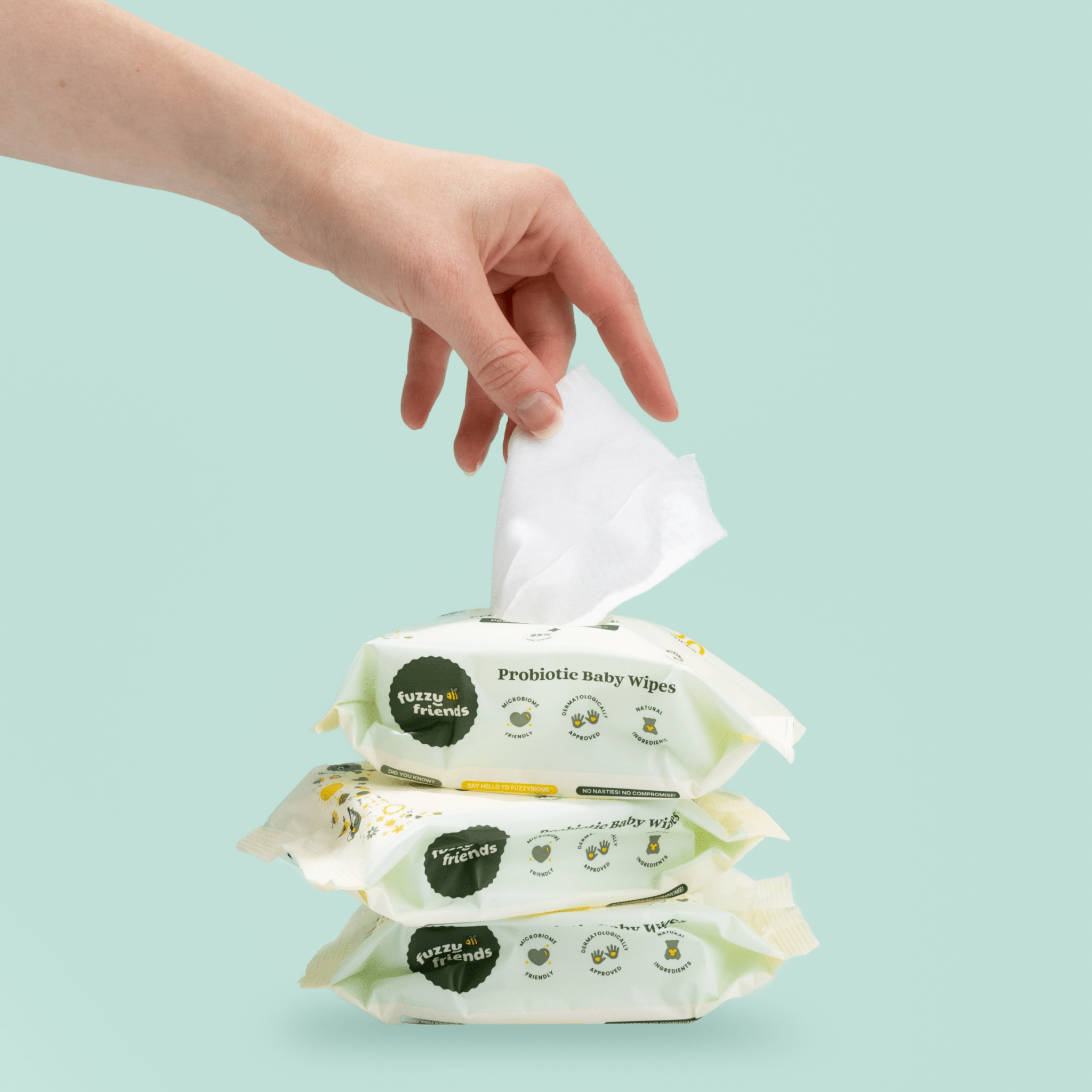 Probiotic Baby Wipes Travel Pack