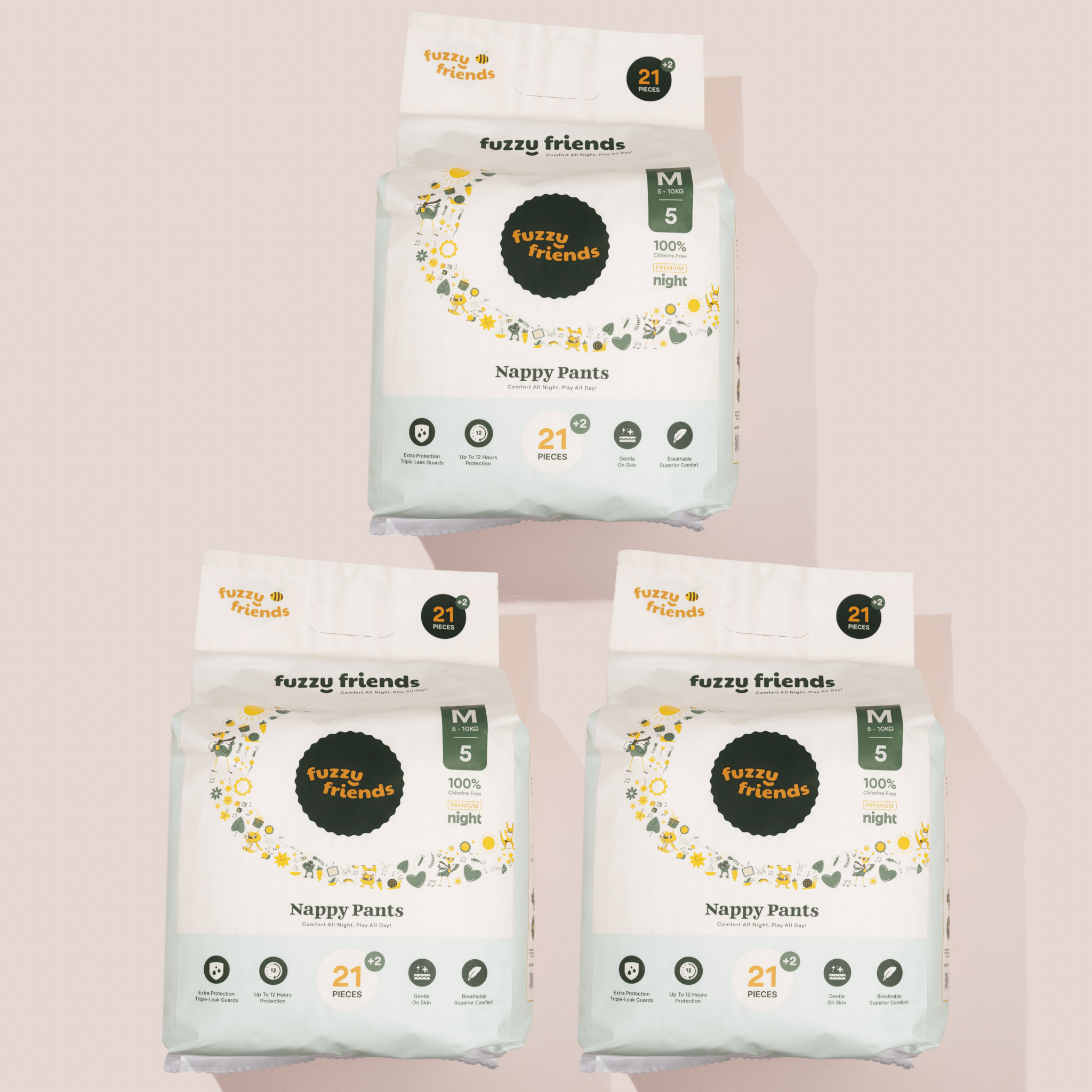 Premium Nappy Pants 2-Week Pack