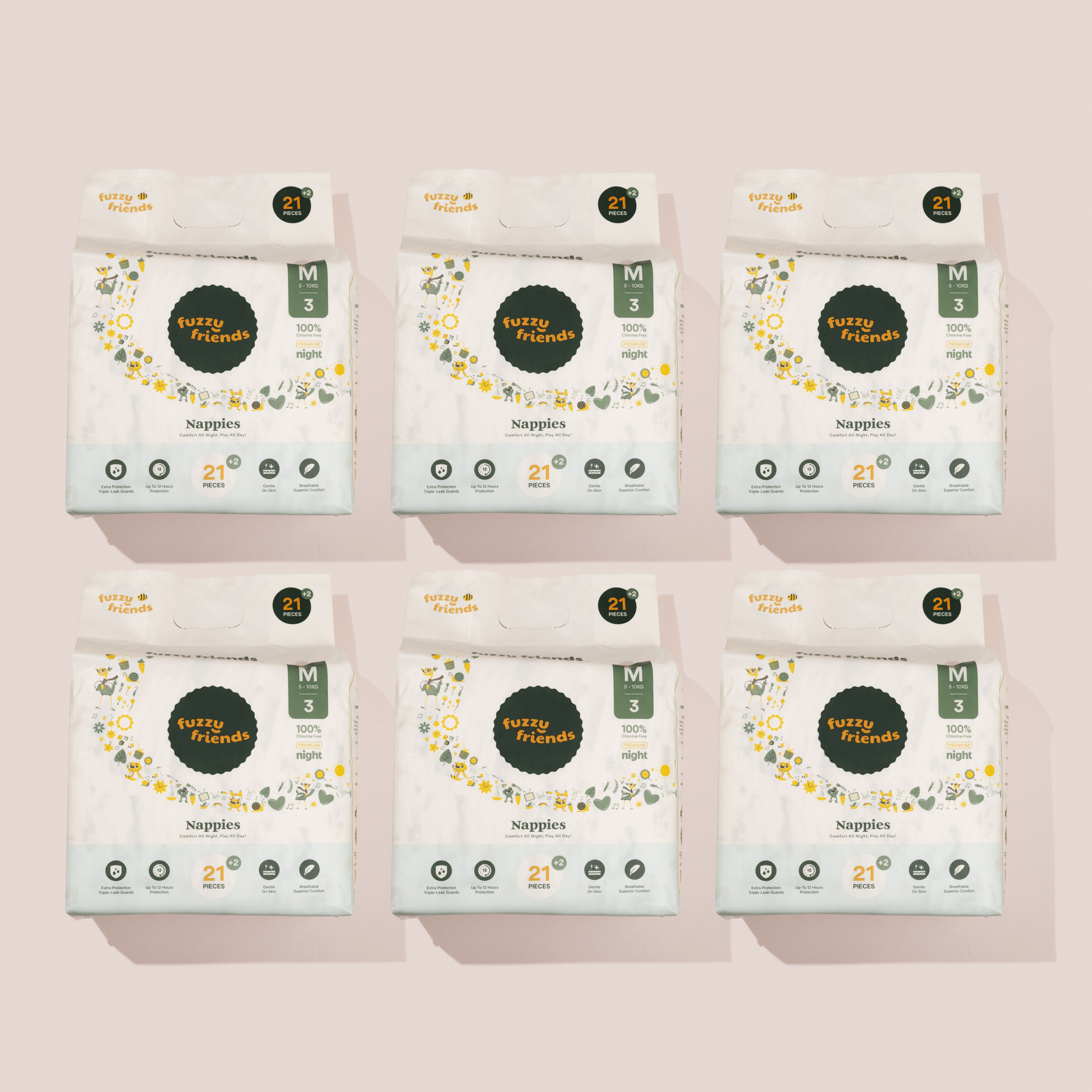 Premium Nappies Monthly Pack