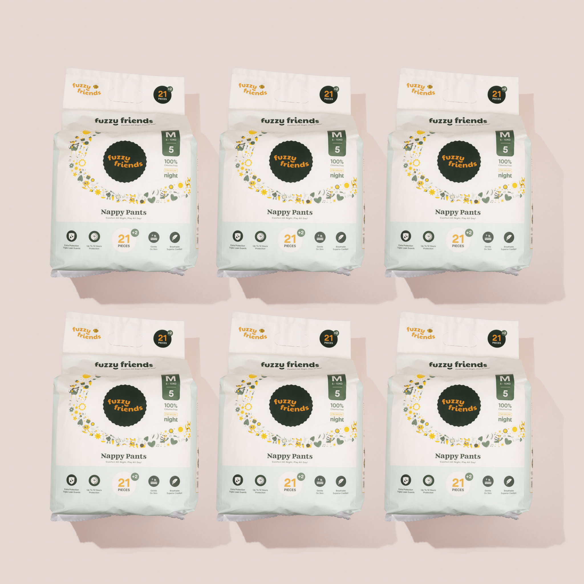 Premium Nappy Pants Monthly Pack